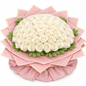 100 Beyaz Gül
