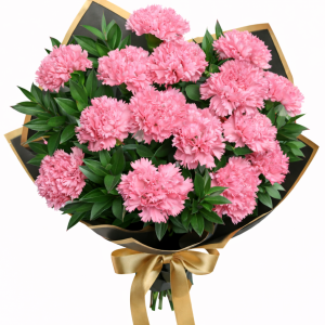 PEMBE KARANFİL BUKETİ